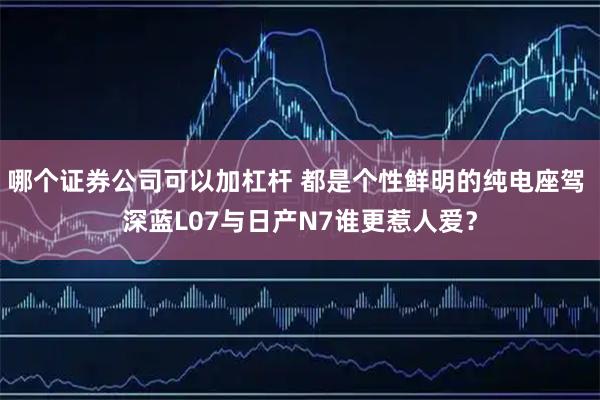 哪个证券公司可以加杠杆 都是个性鲜明的纯电座驾 深蓝L07与日产N7谁更惹人爱？